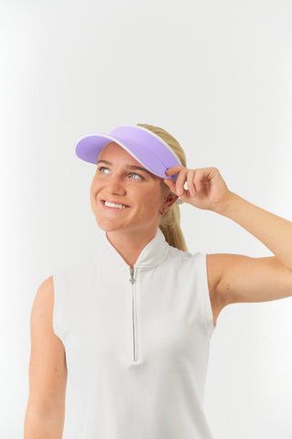 Pure Golf Arielle Telephone wire golf visor with Ball Marker - Lilac