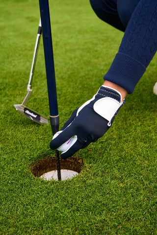 Lamprelle Comfort Stretch Left Hand Golf Glove - Navy