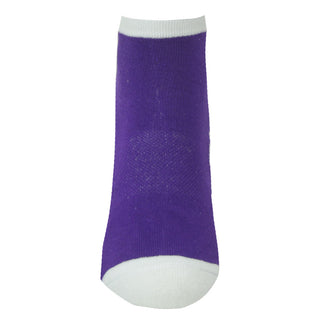 Pure Ladies 2 Pair Pack Of Trainer Golf Socks- Purple