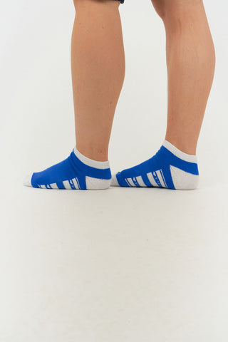 Trixie 3 Pack Ladies Trainer Socks - Royal Blue