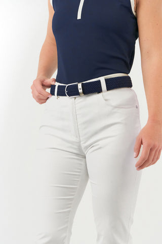 Pure Golf Ivy Webbing Belt - Navy