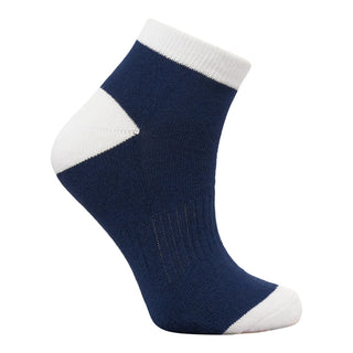 NSCO- Ladies Printed Golf Trainer Socks 3 Pack - Navy Viola