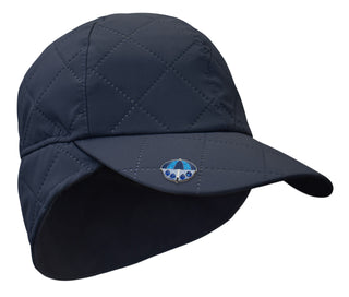 NSCO- Ladies Waterproof Fleece Lined Rain Cap with Ball Marker - Navy