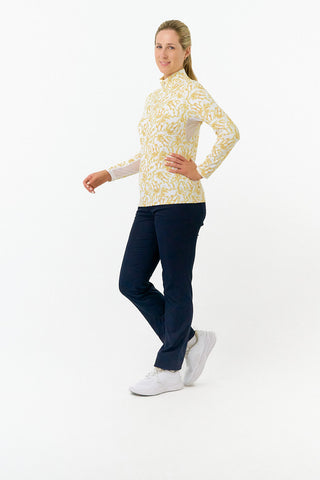 Balance Long Sleeve Ladies Golf Top - Sun Kissed