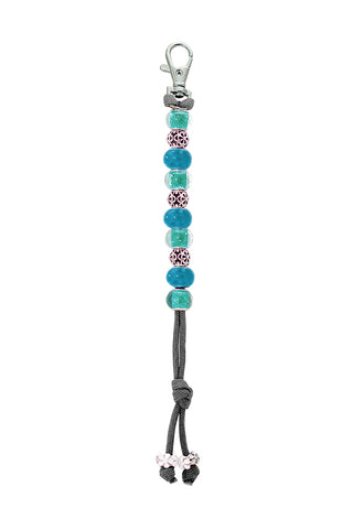 Aqua Beaded Crystal Golf Score Counter