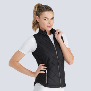 Tail Ladies Golf Sonny Quilted Vest - Black