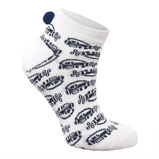 NSCO- Surprizeshop 3 Pair Pack Of Ladies Pom Pom Golf Socks - Multi Coloured