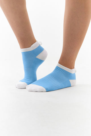 NSCO- Surprizeshop 5 Pair Pack Of Ladies Pom Pom Golf Socks - Multi Coloured