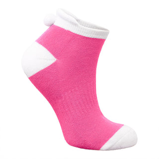NSCO- Surprizeshop 5 Pair Pack Of Ladies Pom Pom Golf Socks - Multi Coloured