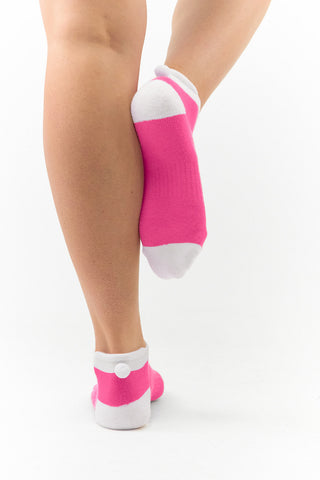 Surprizeshop 5 Pair Pack Of Ladies Pom Pom Golf Socks - Multi Coloured