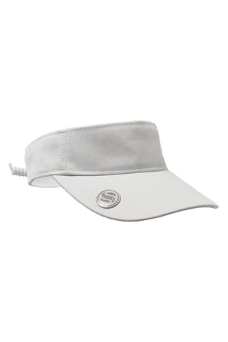Lightweight Padded Telephone Wire Visor - White