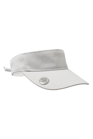NSCO- Lightweight Padded Telephone Wire Visor - White