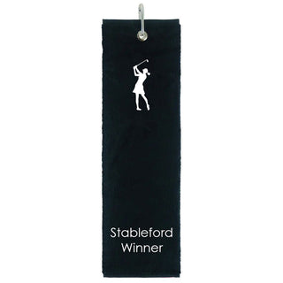 Stableford Winner Tri Fold Golf Towel Prize
