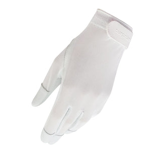 NSCO- Tan Through Cabretta Leather Sun Glove - White