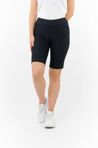 Tail Golf Mulligan Pull On Ladies Golf Shorts 53CM - Black