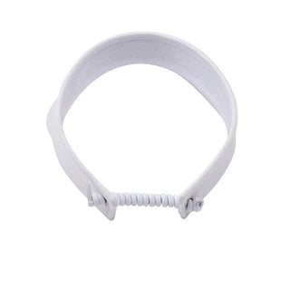 NSCO- Telephone Wire Ladies Golf Visor with Ball Marker - White