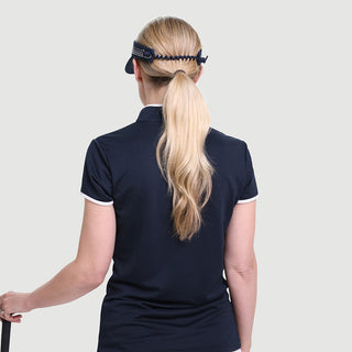 NSCO- Crystal Telephone Wire Golf Visor With Ball Marker - Navy