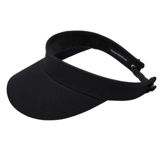 NSCO- Surprizeshop Magnetic Telephone Wire Ladies Golf Visor with Ball Marker -Black