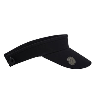 NSCO- Surprizeshop Magnetic Telephone Wire Ladies Golf Visor with Ball Marker -Black