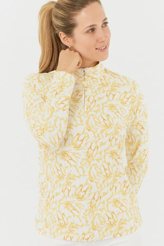 Balance Long Sleeve Ladies Golf Top - Sun Kissed
