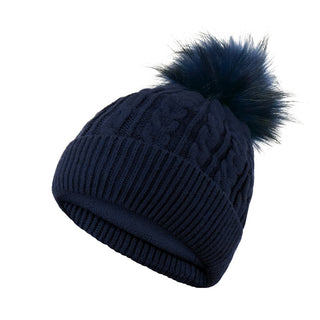 NSCO- Surprizeshop Waterproof Bobble Ladies Golf Hat - Navy