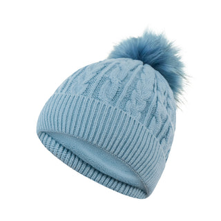 Surprizeshop Waterproof Bobble Ladies Golf Hat - Pastel Blue