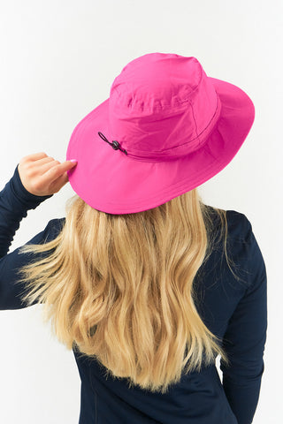 NSCO- Ladies Golf Waterproof Rain Hat- Pink