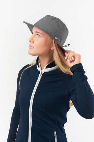 Ladies Golf Waterproof Rain Hat- Grey