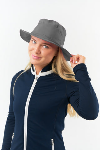 NSCO- Ladies Golf Waterproof Rain Hat - Grey
