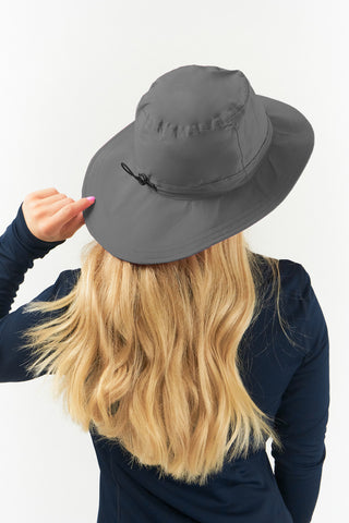 Ladies Golf Waterproof Rain Hat- Grey