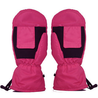 Warm Winter Ladies Golf Mitts - Pink