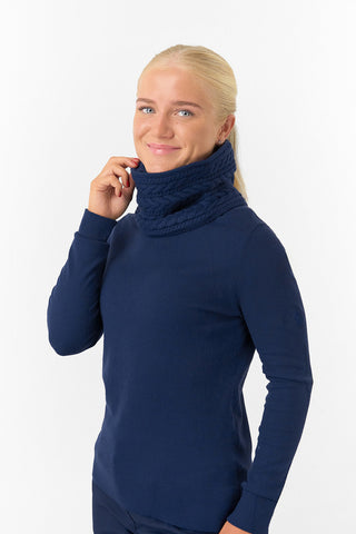 Waterproof Ladies Golf Snood-Navy