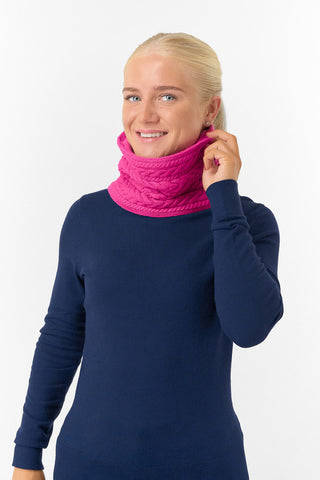 Waterproof Ladies Golf Snood-Pink