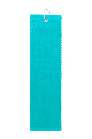 NSCO- Waffle Weave Golf Towel - Aqua