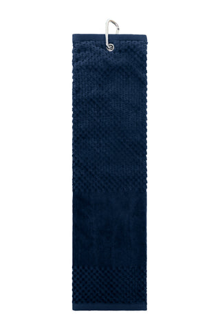 NSCO- Waffle Weave Golf Towel - Navy