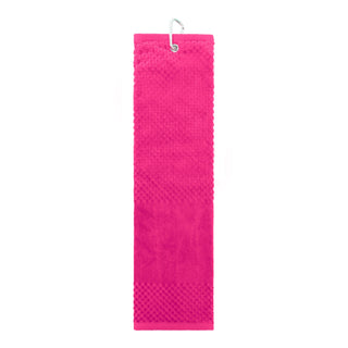 NSCO- Waffle Weave Golf Towel - Hot Pink