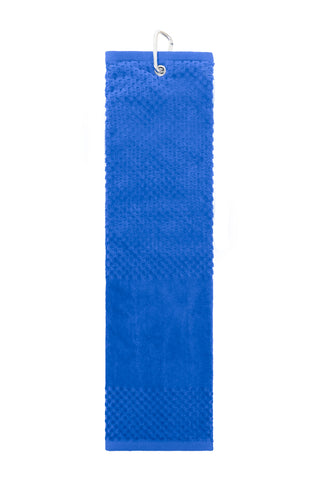 Waffle Weave Golf Towel - Royal Blue