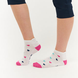 NSCO- Pair Of Wine Slogan Ladies Golf Socks