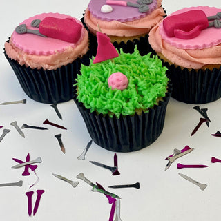 NSCO- Golf Tees Table Sprinkle Confetti - Pink and Silver