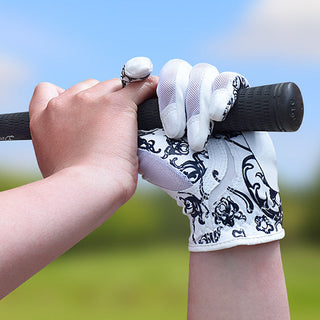 All Weather Ladies Golf Mesh Sun Glove- Pink