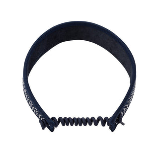NSCO- Crystal Telephone Wire Golf Visor With Ball Marker - Navy