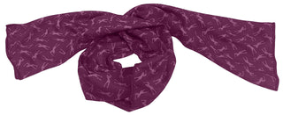 Lady Golfer Golf Towel / Golf Cool Scarf - Purple