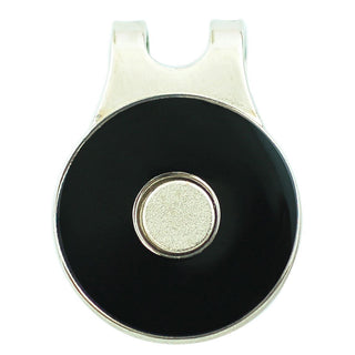 Ladies Golf Round Visor Clip- Black